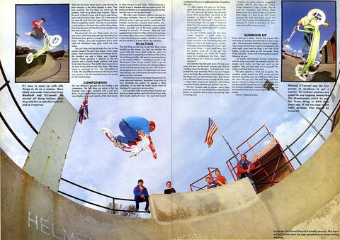 Southsea Skatepark Bowl, featuring Carl Westfield from 1987 Rad Magazine