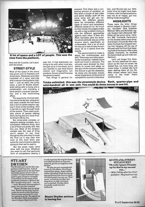 Street Contest from Munster 1988