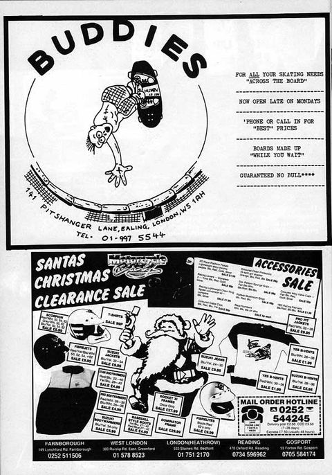 Buddies of Ealing and Motorcycle City Adverts