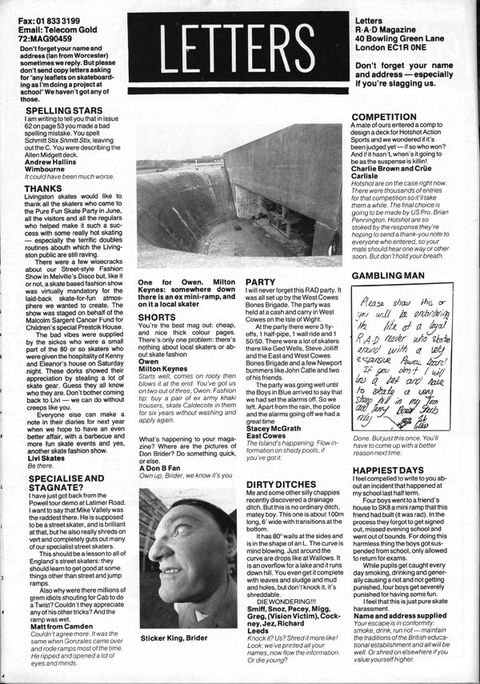 Don Brider, Dirty Ditches and a 1988 email address