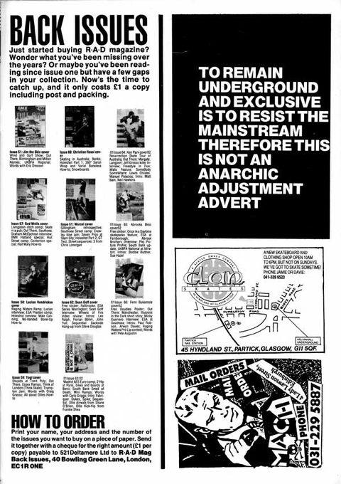 Anarchic Adjustment Not an Advert and Clan + Mach Adverts from 1988
