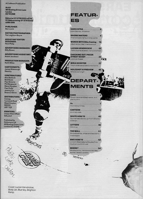 R.a.D Issue 58 Contents