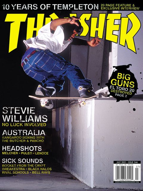 Thrasher, July 2001