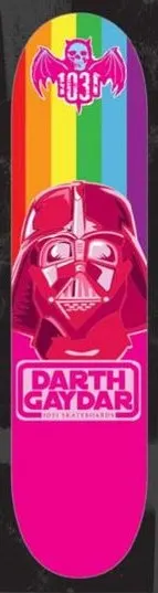 1031 Darth Gaydar deck in the 1031 2010 Spring Catalog