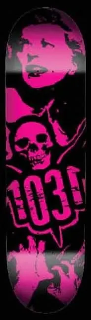 1031 Tijuana Terror (Pink Dip) deck in the 1031 2011 Spring Catalog