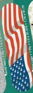 Acme Flag Logo deck in the ABC Distribution 2001 Winter