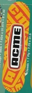 Acme Classic deck in the ABC Distribution 2001 Winter