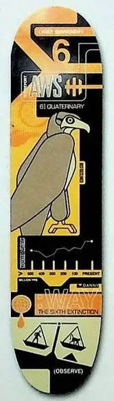 Alien Workshop Way Sixth Extinction deck in the Alien Workshop 1999-2000 Catalog
