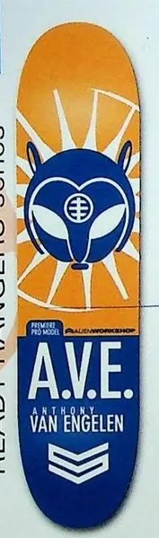 Alien Workshop Van Engelen Ready Ranger deck in the Alien Workshop 1999-2000 Catalog