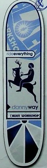 Alien Workshop Way Ride Everything deck in the Alien Workshop 1999-2000 Catalog