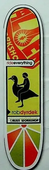 Alien Workshop Dyrdek Ride Everything deck in the Alien Workshop 1999-2000 Catalog