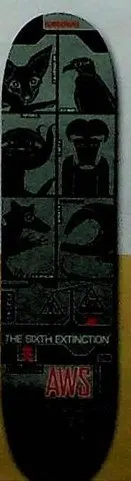 Alien Workshop 6th Extinction deck in the Alien Workshop 1999-2000 Catalog