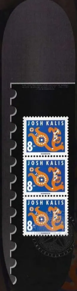 Alien Workshop Kalis Stamp deck in the Alien Workshop Catalog 1997 Fall Winter