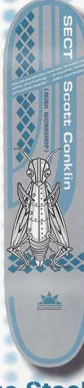 Alien Workshop Conklin Blue Steel deck in the Alien Workshop Catalog 1998 Fall Winter