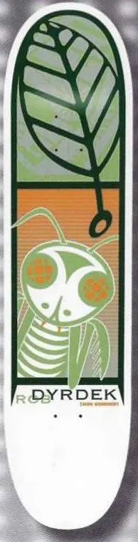 Alien Workshop Dyrdek White Wash deck in the Alien Workshop Catalog 1998 Fall Winter