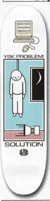 Alien Workshop Y2K deck in the Alien Workshop Catalog 1999 Spring