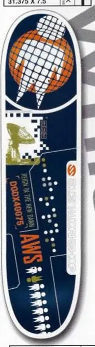 Alien Workshop Mankind deck in the Alien Workshop Catalog 1999 Spring