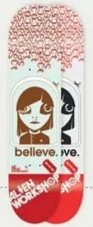 Alien Workshop Believe KTC deck in the Alien Workshop Catalog 2006 Fall