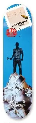 Alien Workshop Brown KTC deck in the Alien Workshop Catalog 2008 Spring