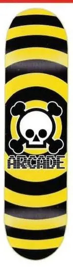Arcade Skull Target (Yellow) deck in the Arcade 2002 Winter