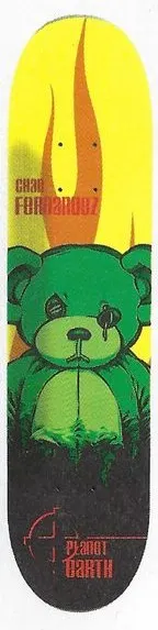 Planet Earth Fernandez Blazing Bear deck in the Atlas Distribution 1999 Spring Product Update