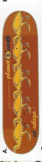 Planet Earth Selego Bird deck in the Atlas Distribution 2001