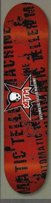 ATM Punk Logo (Red) deck in the ATM Click Catalog 2001