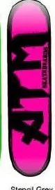 ATM Click Stencil (Pink) deck in the ATM Click Catalog 2011