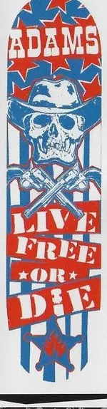 Six Gun Adams Live Free deck in the Black Label 2002