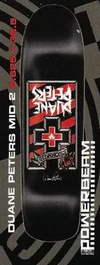 Red Kross Peters Mid 2 deck in the Black Label 2003 Summer Catalog