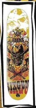 Sixgun Adams Gun Justice II deck in the Black Label 2003 Summer Catalog