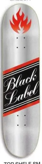 Black Label Top Shelf SM deck in the Black Label 2005 Fall Catalog