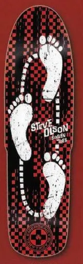 Black Label Olson Sixteen Toes deck in the Black Label 2005 Fall Catalog
