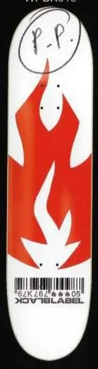 Black Label Big Flame deck in the Black Label 2005 Fall Catalog