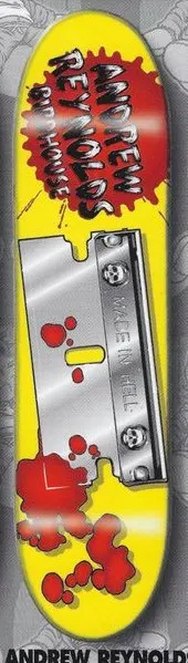 Birdhouse Reynolds Suicide deck in the Blitz Distribution 2000 Fall