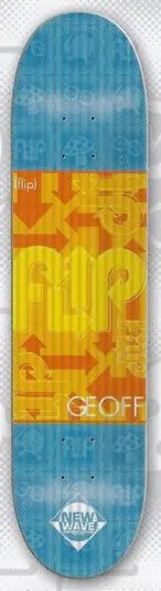 Flip Rowley Icon Series deck in the Blitz Distribution 2000 Fall