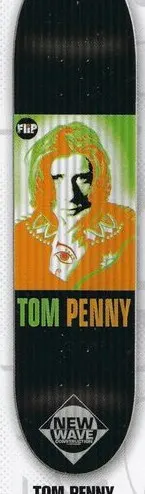 Flip Penny Posterized Series deck in the Blitz Distribution 2000 Fall