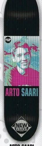 Flip Saari Posterized Series deck in the Blitz Distribution 2000 Fall