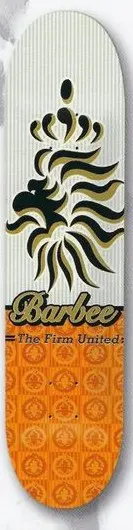 Firm Barbee Orangeman deck in the Blitz Distribution 2000 Fall