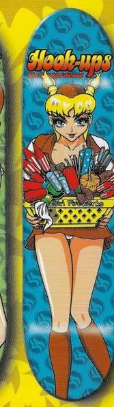 Hook-Ups Fireworks Scout Girl deck in the Blitz Distribution 2000 Fall