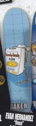 Baker Hernandez Floss deck in the Blitz Distribution 2003 Fall