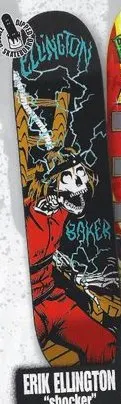 Baker Ellington Shocker deck in the Blitz Distribution 2003 Fall