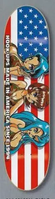 Hook-Ups American Girls deck in the Blitz Distribution 2003 Fall