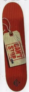 Firm Burnquist Hang Tag deck in the Blitz Distribution 2003 Fall