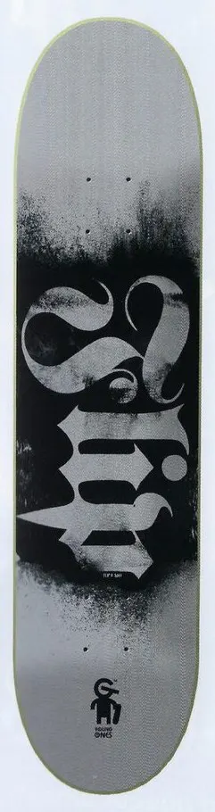 Flip Badge Logo (Young Ones) deck in the Blitz Distribution 2004 Fall
