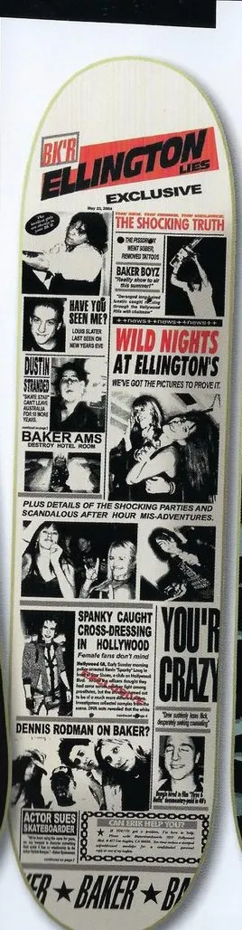 Baker Ellington Lies deck in the Blitz Distribution 2004 Fall