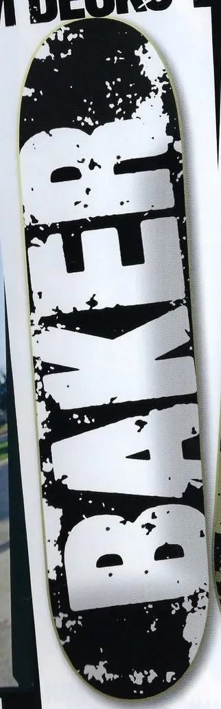 Baker Damaged White deck in the Blitz Distribution 2004 Fall