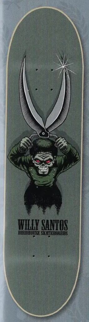 Birdhouse Santos Scissor Man deck in the Blitz Distribution 2004 Fall