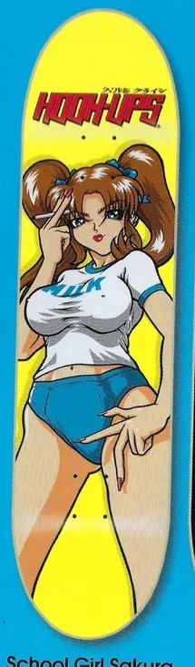 Hook-Ups School Girl Sakura deck in the Blitz Distribution 2004 Fall