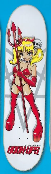 Hook-Ups Devil Girl Annika deck in the Blitz Distribution 2004 Fall